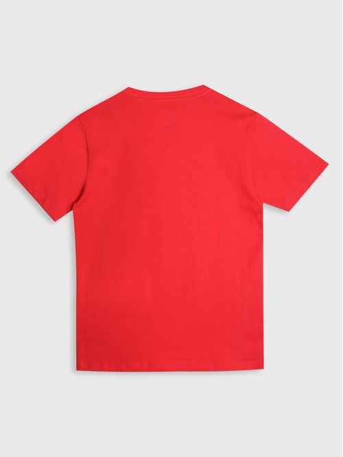 Polera De Niño Con Logo Bicolor