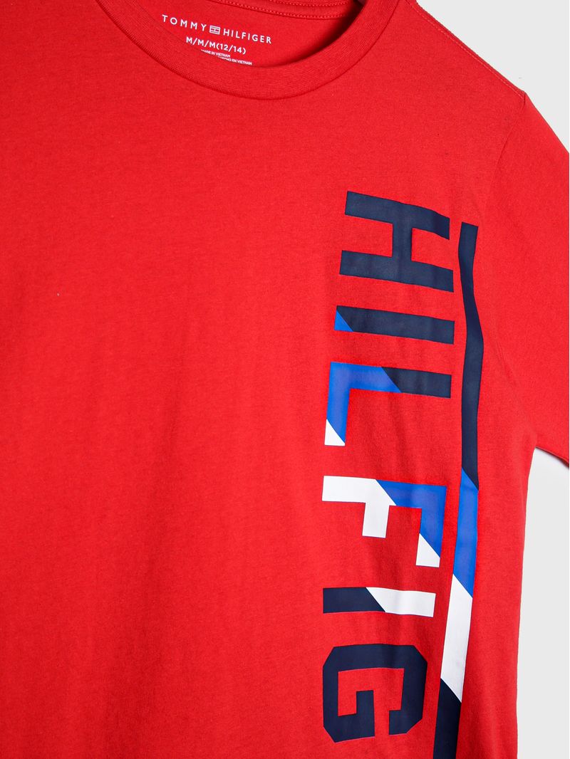 Polera-De-Niño-Con-Logo-Bicolor