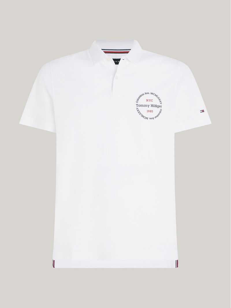 Polo-Con-Logo-Circular-Regular-Fit