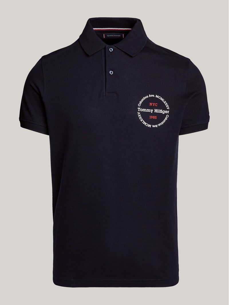 Polo-Con-Logo-Circular-Regular-Fit