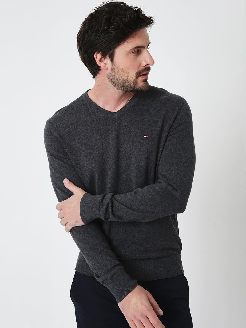 Sweater-Basico-Signature-V-Neck