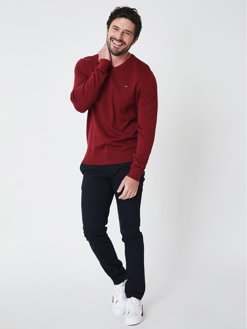 Sweater-Basico-Signature-V-Neck