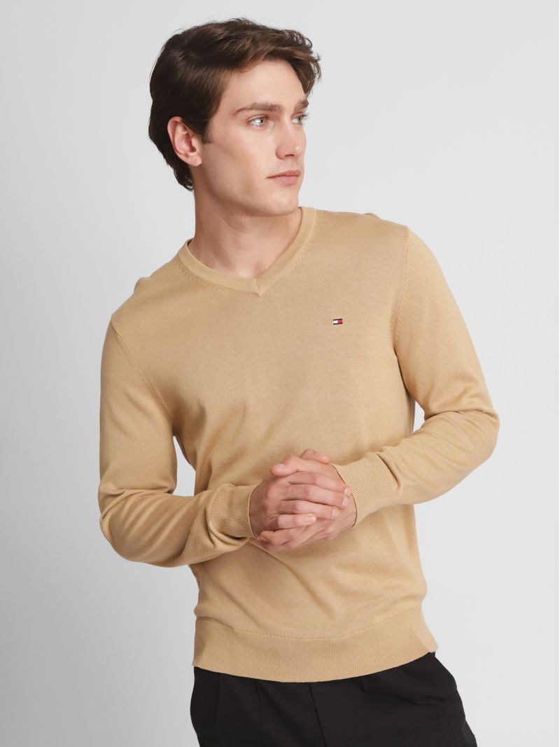 Sweater-Basico-Signature-V-Neck