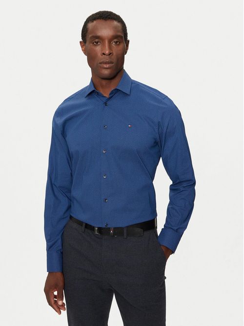 Camisa Mini Print Slim Fit