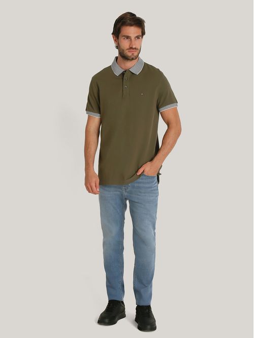 Polo Con Rayas Regular Fit