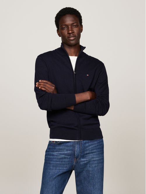 Sweater Essential Cotton Con Cierre