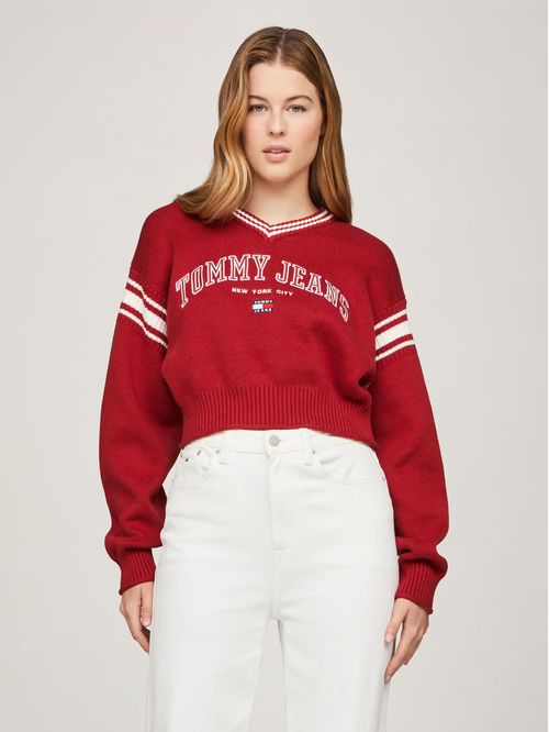Sweater Cropped Varsity Logo