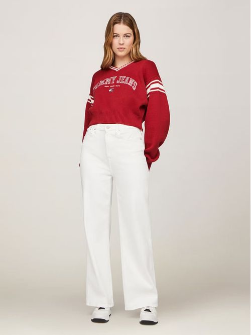 Sweater Cropped Varsity Logo