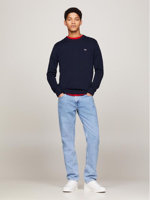 Sweater Essential Slim Fit Con Parche