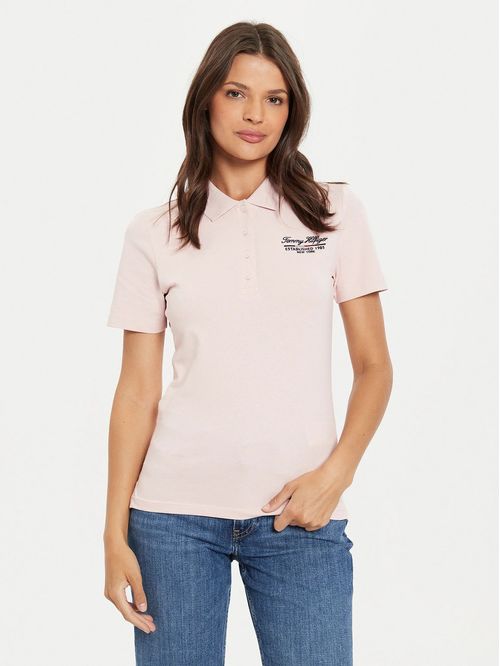 Polo Logo Script Slim Fit