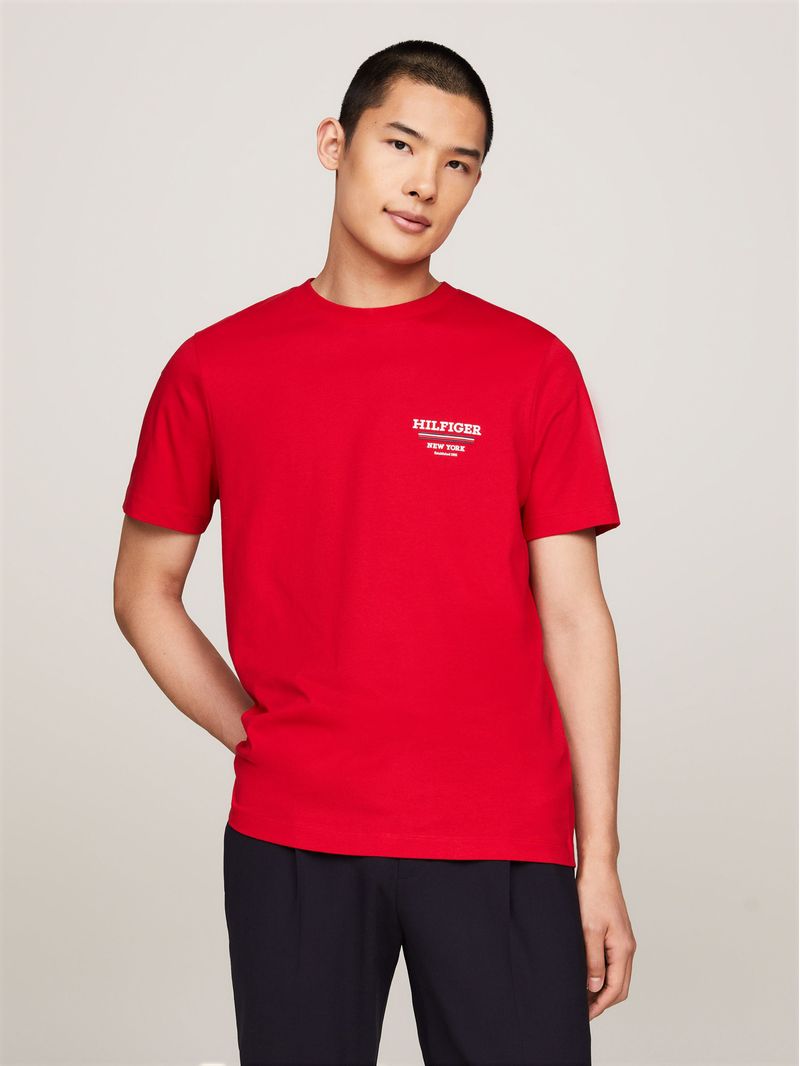 Polera-Global-Stripe-Con-Logo