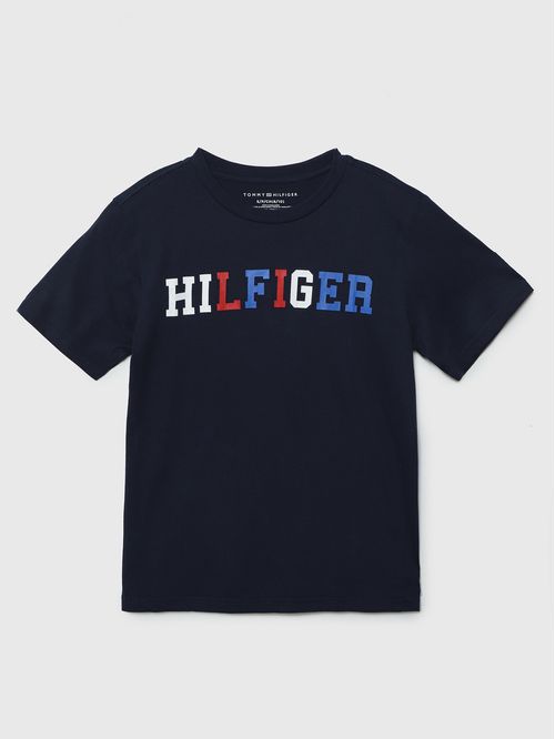 Polera De Niño Con Logo Multicolor