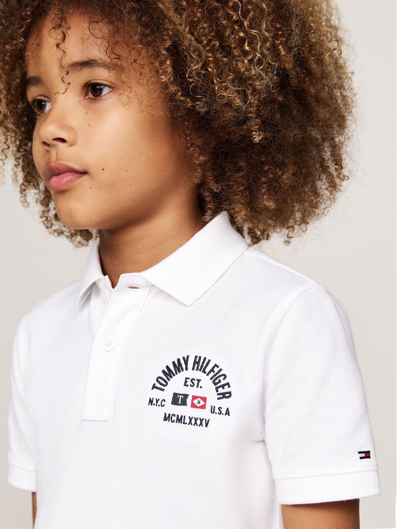 Polo-De-Niño-Logo-Flag-Regular-Fit