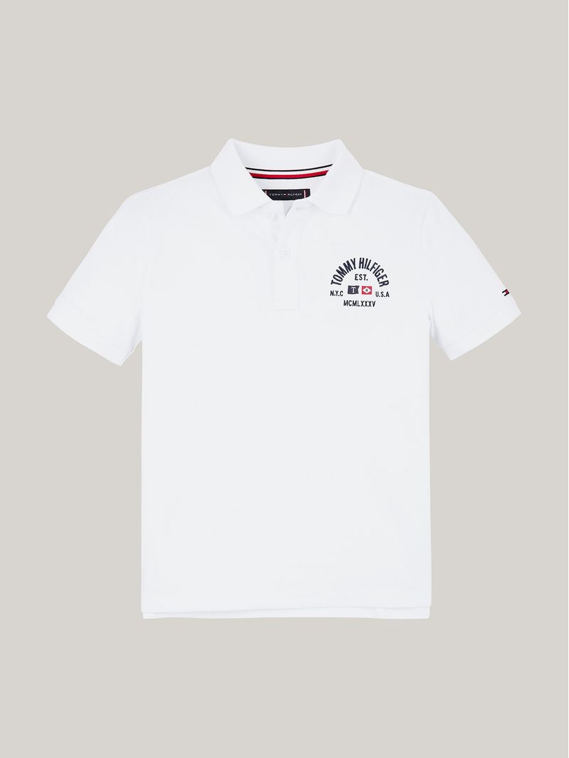 Polo-De-Niño-Logo-Flag-Regular-Fit