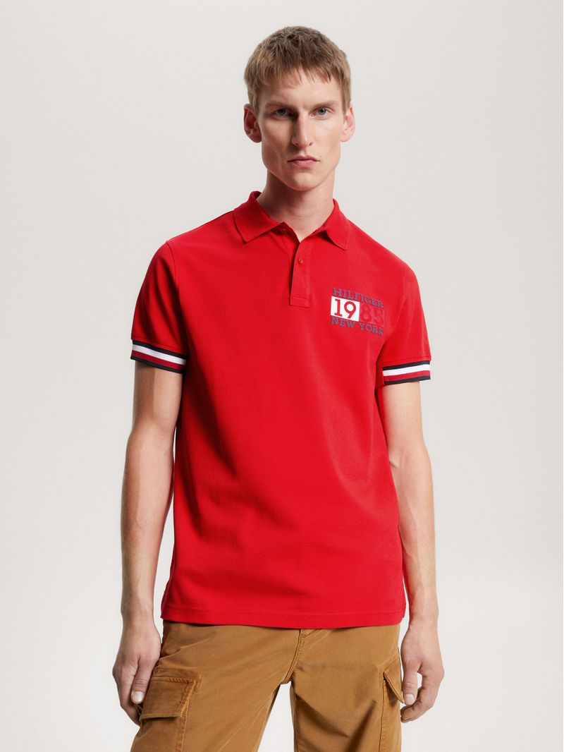 Polo-Ribeteado-Con-Logo-De-Corte-Slim