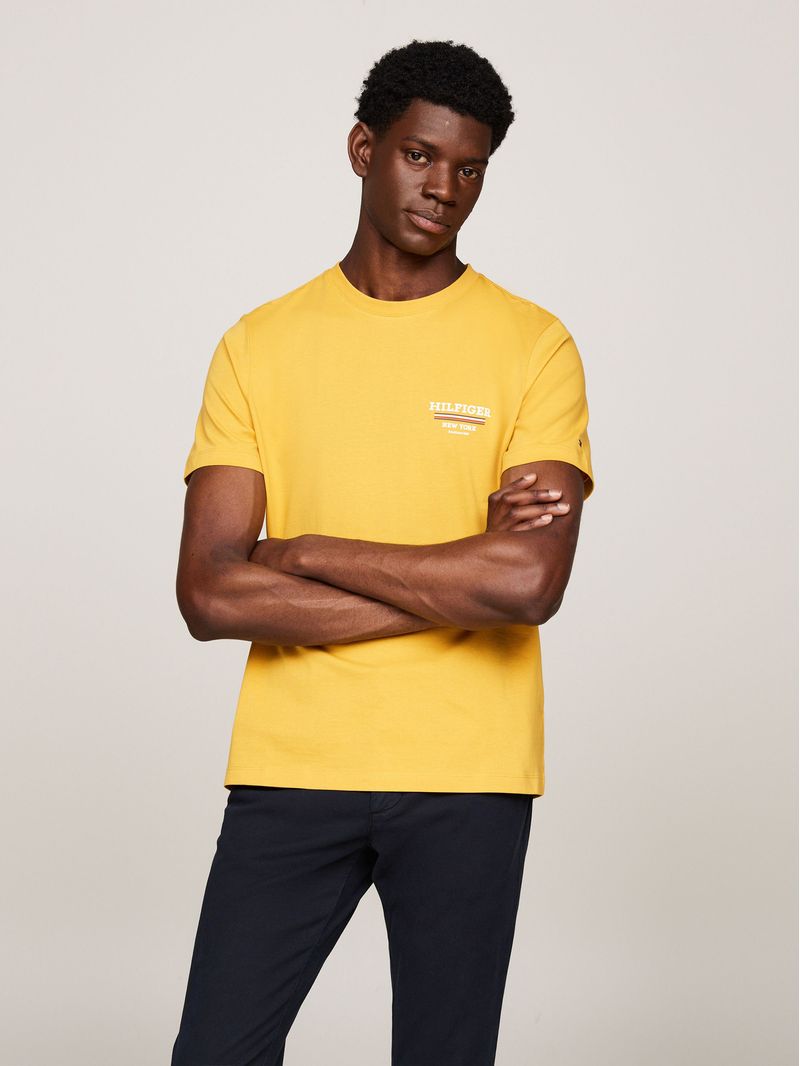 Polera-Global-Stripe-Con-Logo