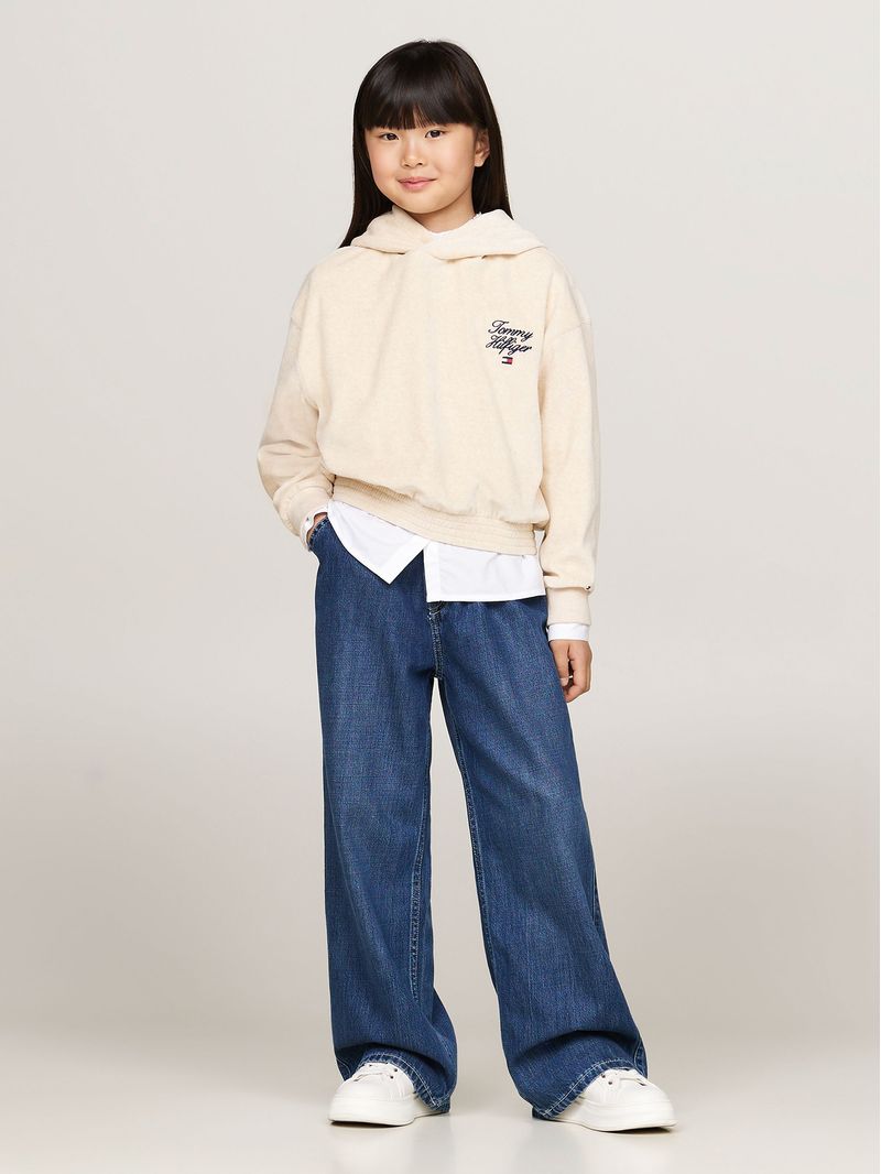 Poleron-Hoodie-De-Niña-Con-Logo-Script