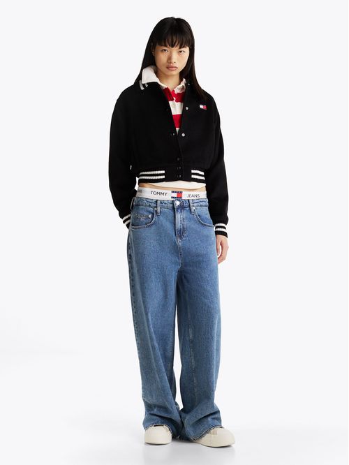 Chaqueta Bomber De Estilo Varsity