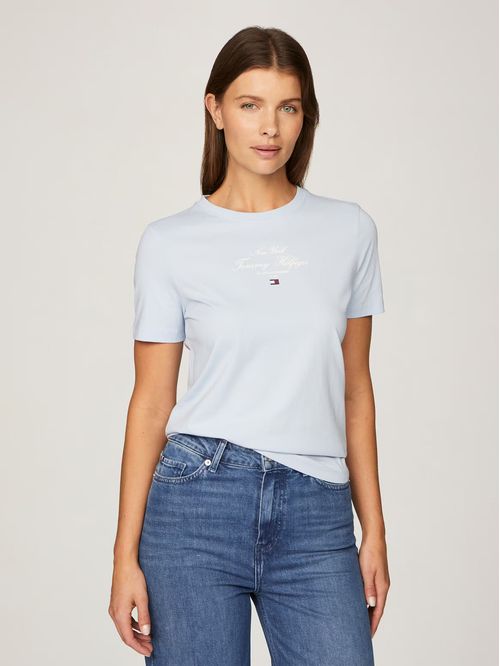 Polera Logo Script Regular Fit