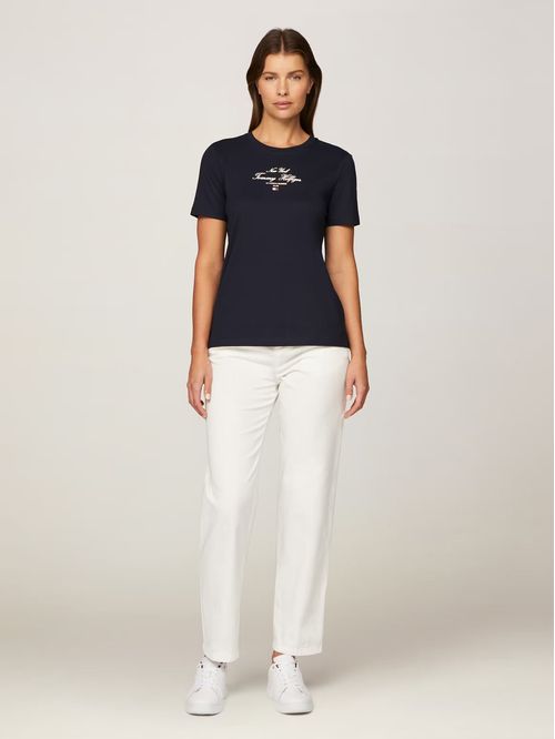 Polera Logo Script Regular Fit