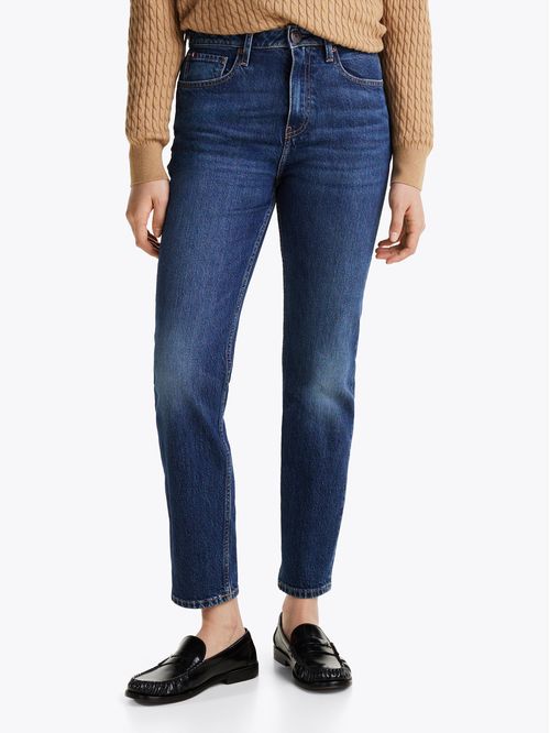 Jeans Slim Fit Cigarette Talle Alto