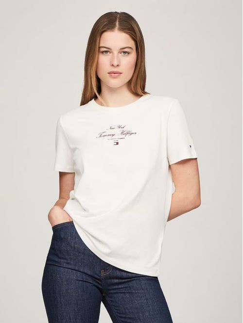 Polera Logo Script Regular Fit
