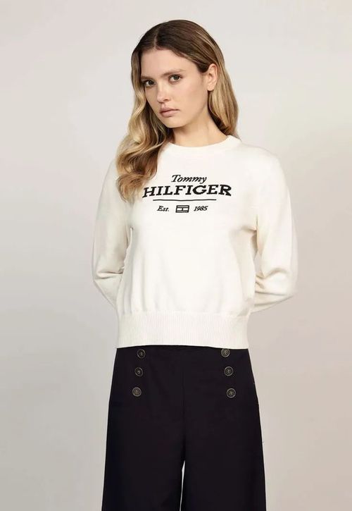 Sweater C-Neck Con Logo