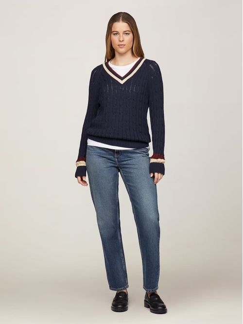 Sweater Varsity V-Neck