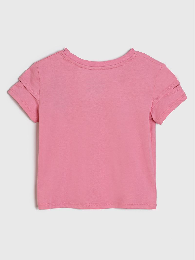 Polera--De-Niña-Logo-Bandera-Metalica
