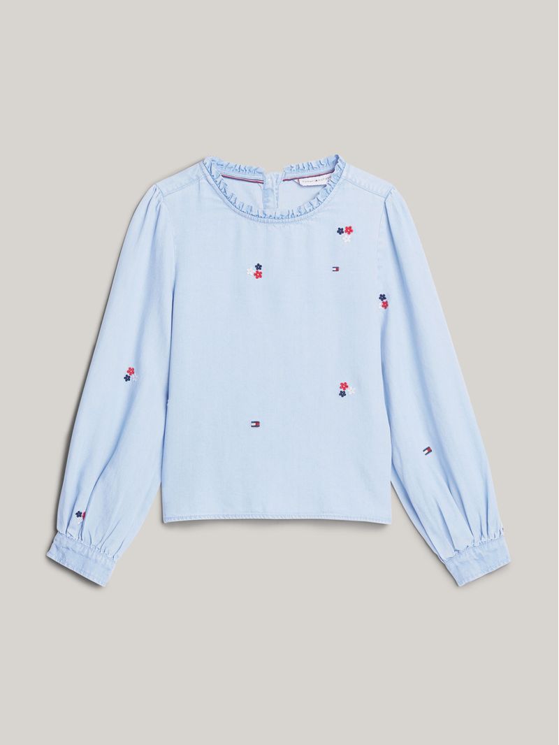 Blusa-De-Chambray-Con-Bordado-Floral