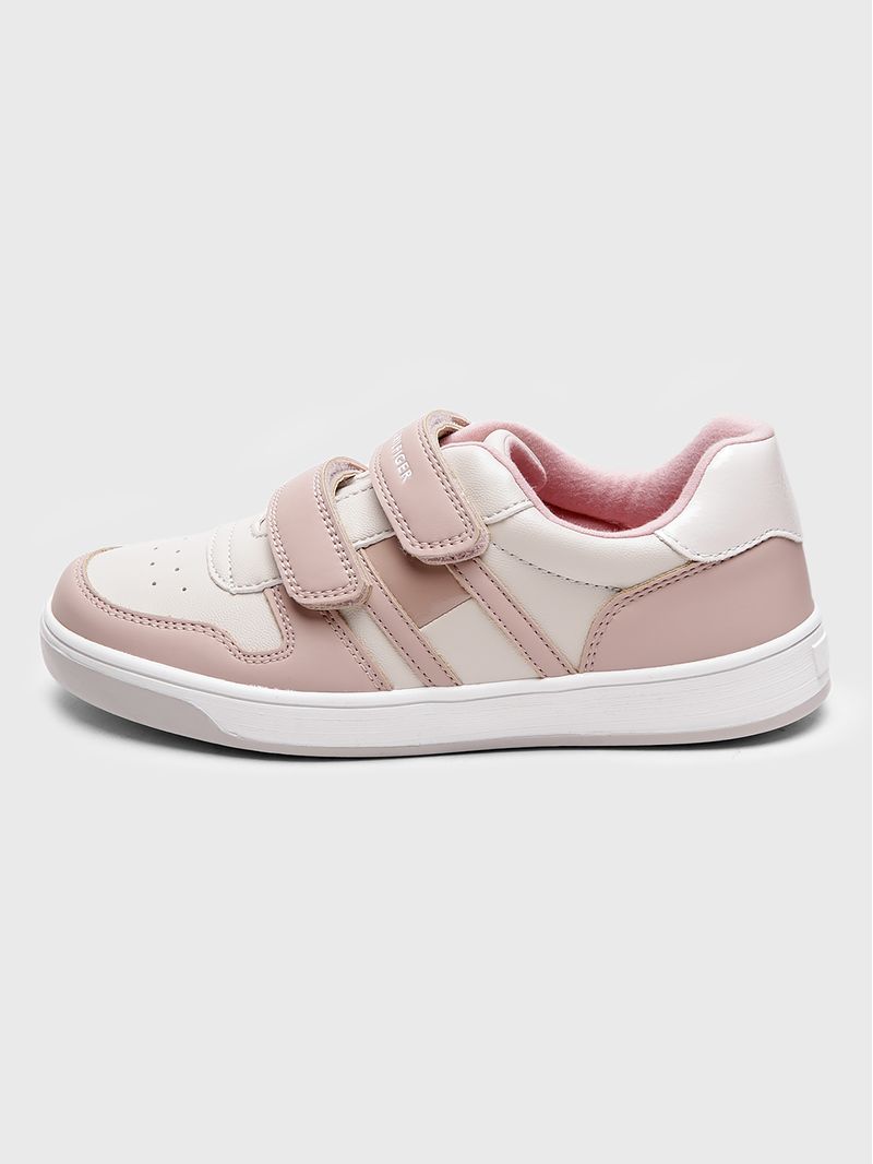 Zapatillas-De-Niña-Con-Velcro-Y-Logo