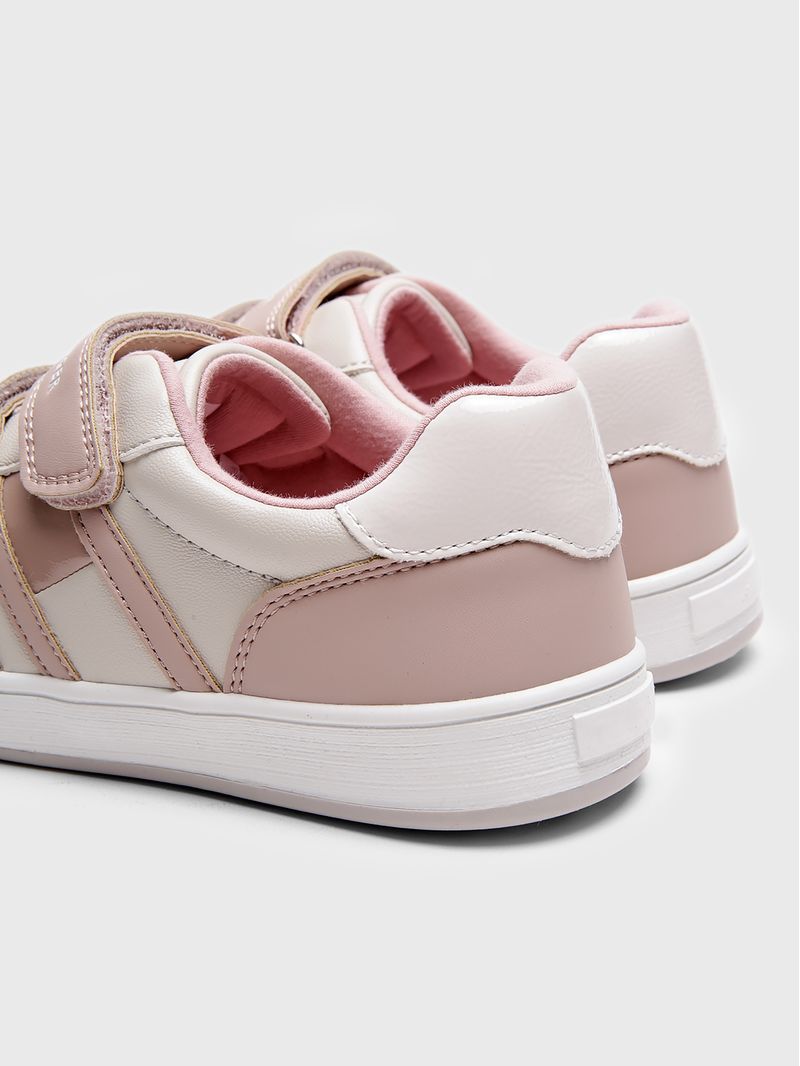 Zapatillas-De-Niña-Con-Velcro-Y-Logo