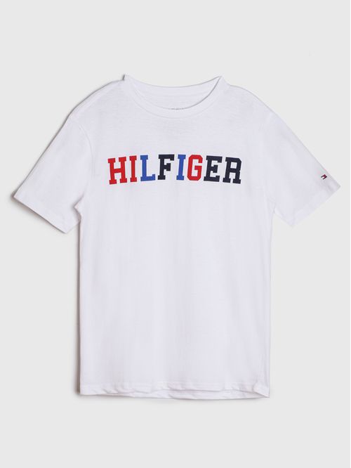 Polera De Niño Con Logo Multicolor