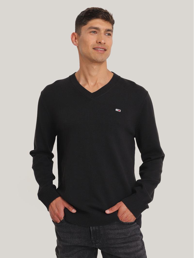 Sweater-Essential-V-Neck