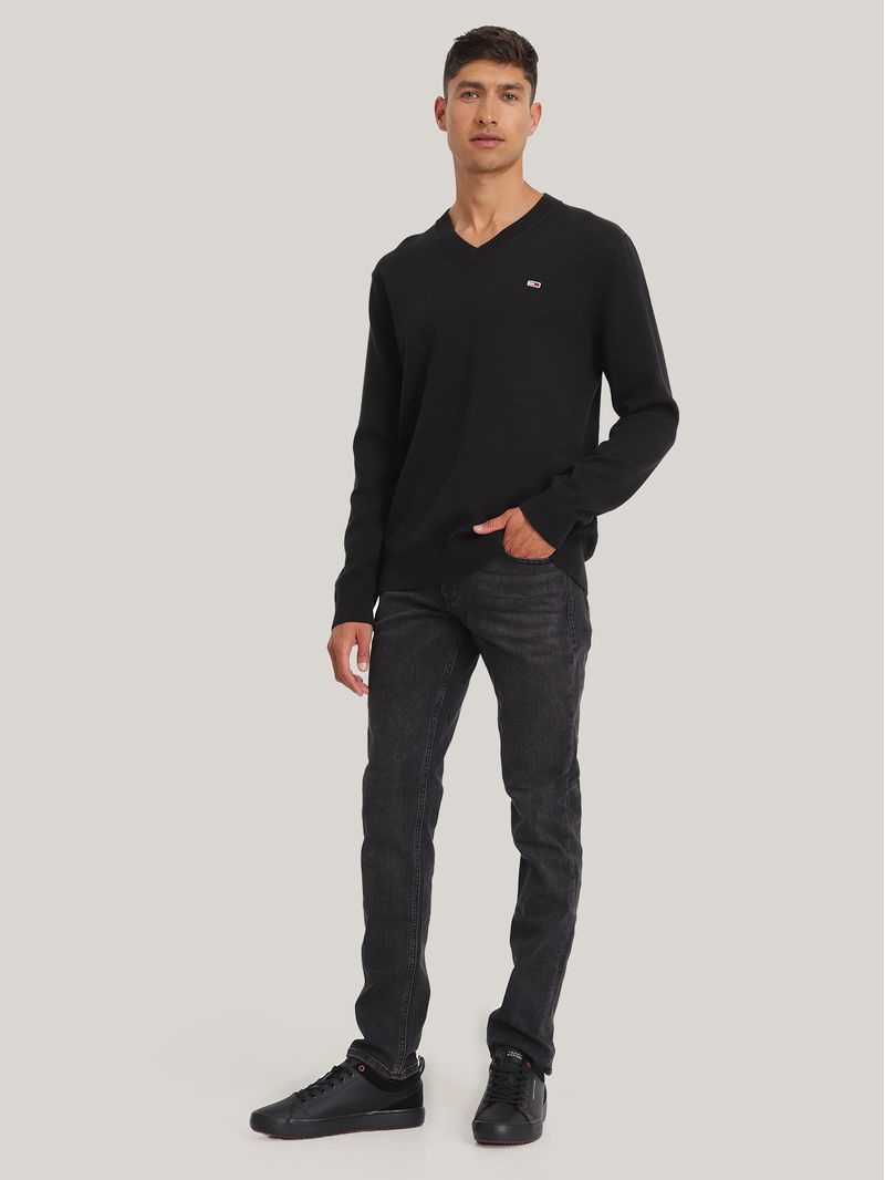 Sweater-Essential-V-Neck