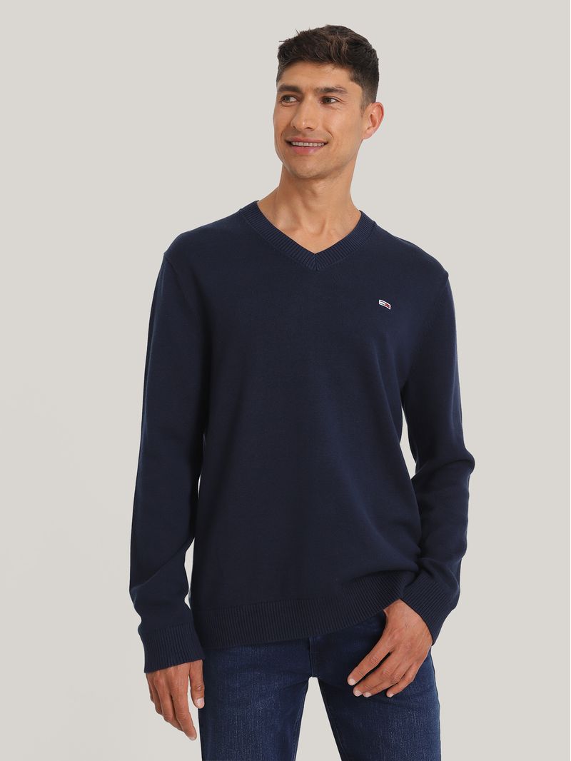 Sweater-Essential-V-Neck
