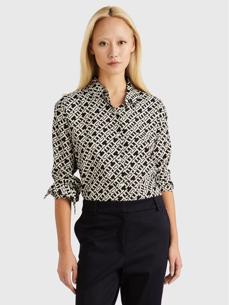 Camisa-Con-Estampado-De-Monogram