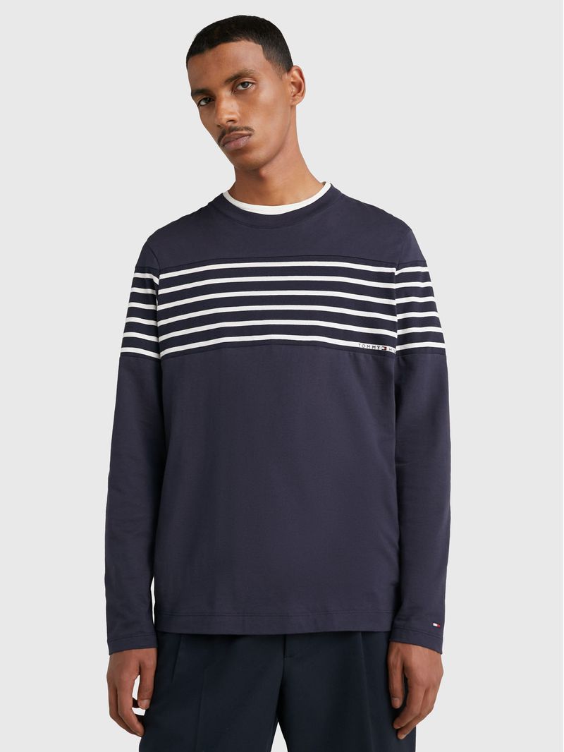 Polera--Striped-Con-Logo