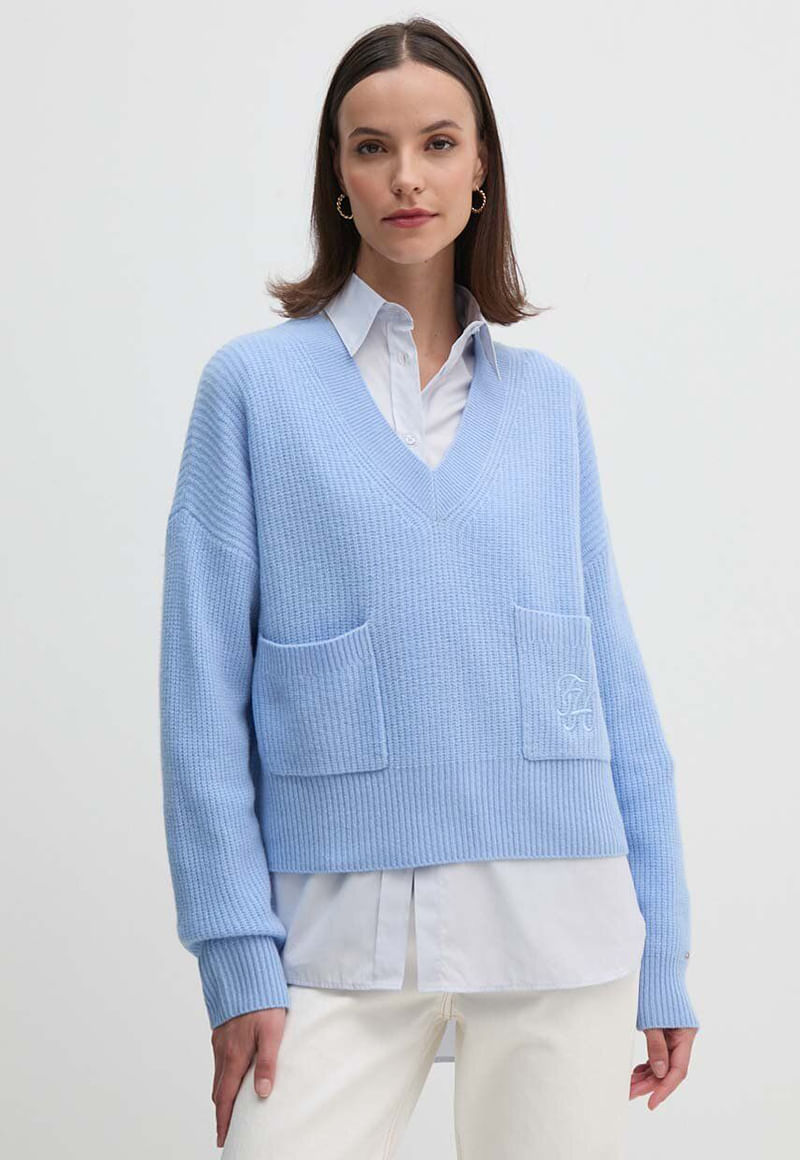 Sweater-Cuello-V-Con-Dos-Bolsillos