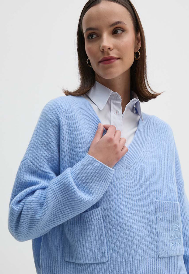 Sweater-Cuello-V-Con-Dos-Bolsillos