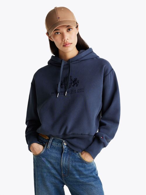 Polerón Hoodie Logo Varsity Bordado