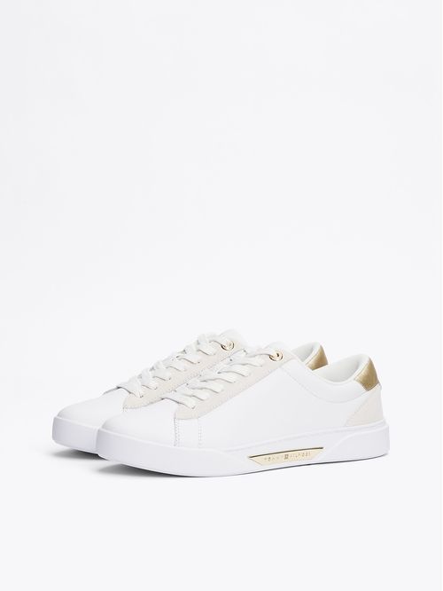Zapatillas Chic Court De Cuero