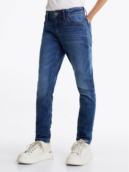Jeans Nora Con Efecto Desteñido