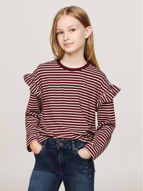 Polera Lurex Stripe Con Logo