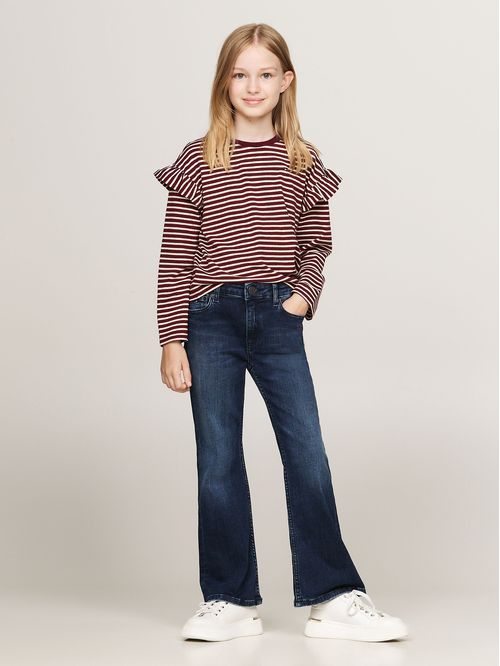 Polera Lurex Stripe Con Logo