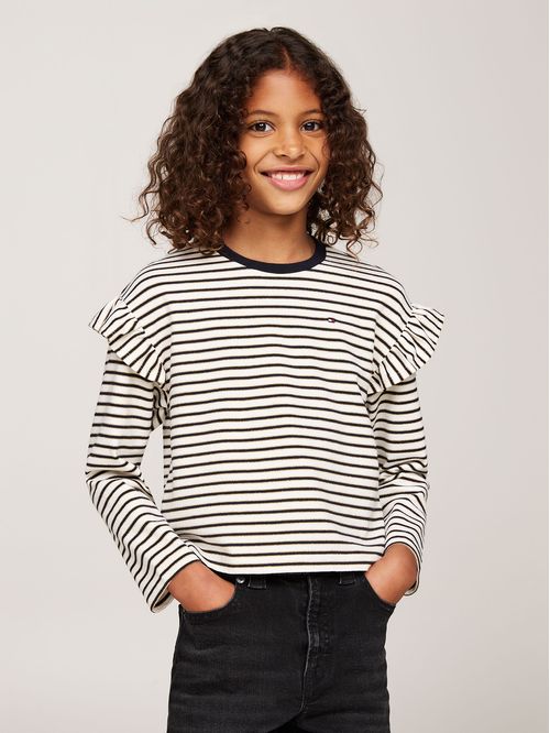 Polera Lurex Stripe Con Logo