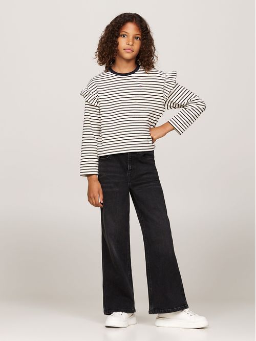 Polera Lurex Stripe Con Logo