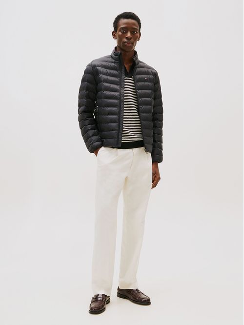 Parka Packable Solid Con Logo