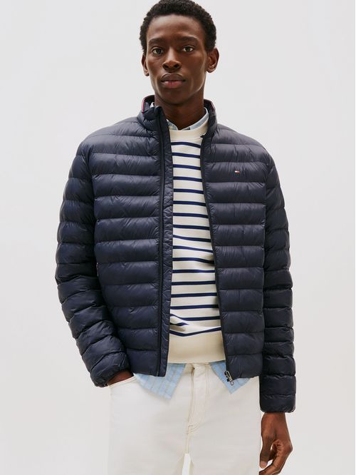 Parka Packable Solid Con Logo