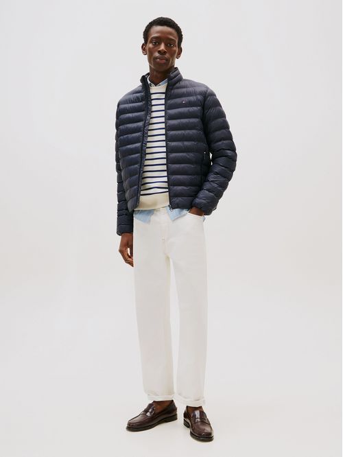 Parka Packable Solid Con Logo
